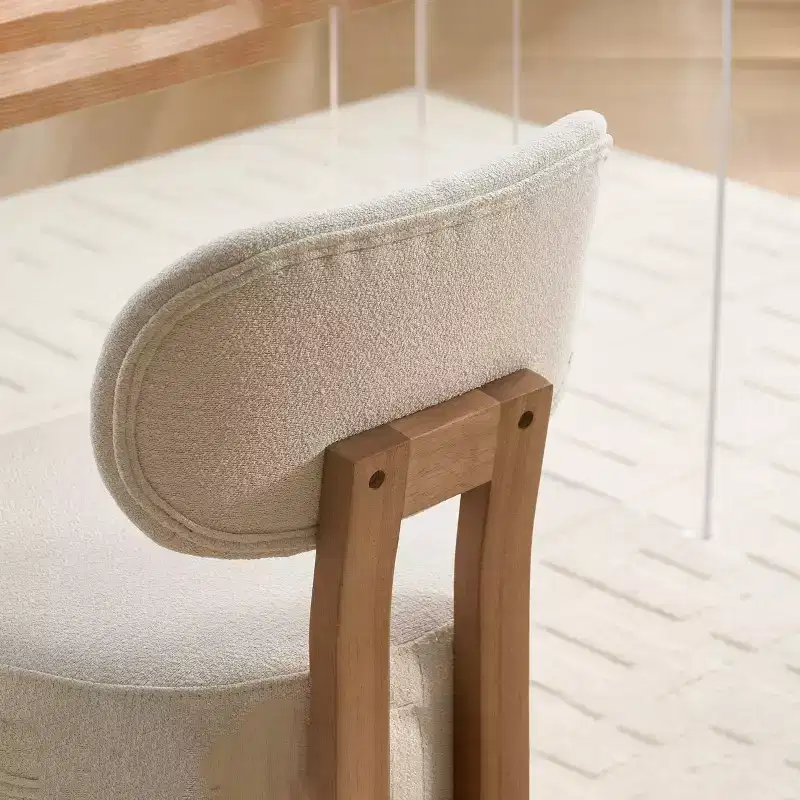 Chenille Upholstered Side Chair Dining Chairs