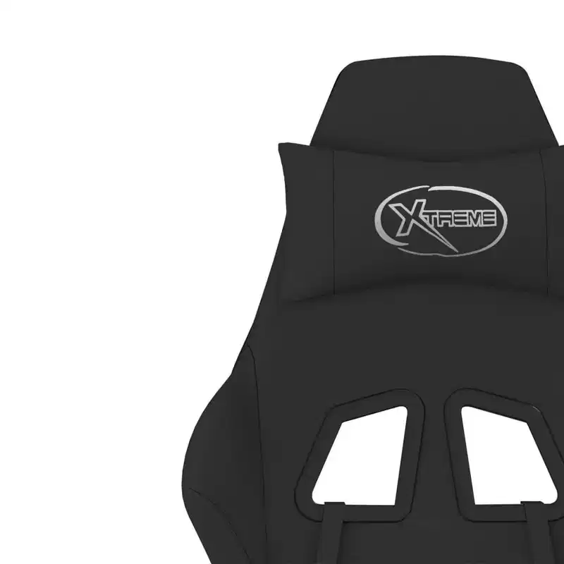 vidaXL Gaming Chair Black and Cream