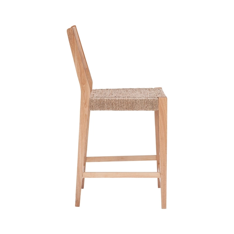 Caelan Seagrass 24-Inch Counter Stool (Set of 2)