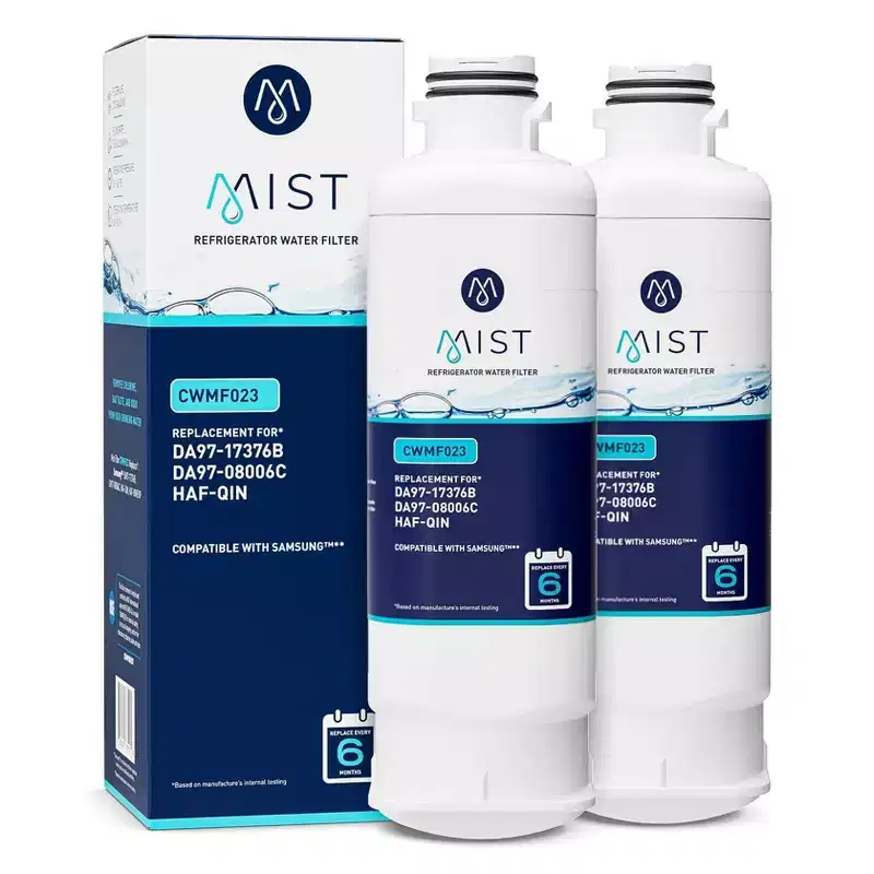 Mist Samsung DA97-17376B Compatible with DA97-08006C, HAF-QIN, HAF-QIN/EXP Refrigerator Water Filter (2pk)