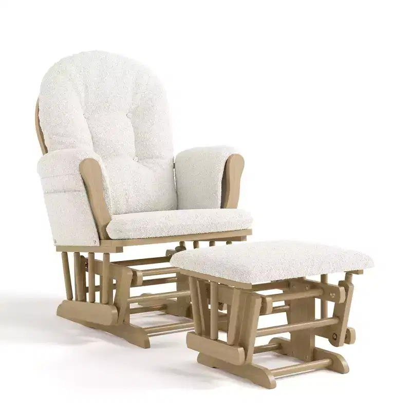 Premium Hoop Glider & Ottoman
