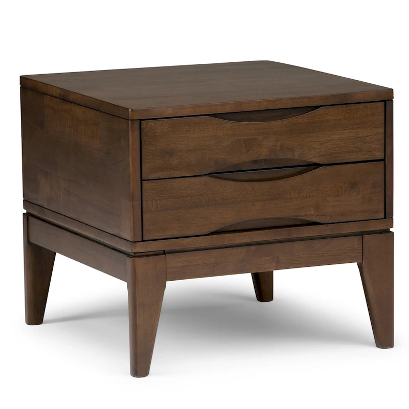WYNDENHALL Pearson SOLID HARDWOOD 22 inch Wide Square End Side Table - 22 W x 22 D x 20 H
