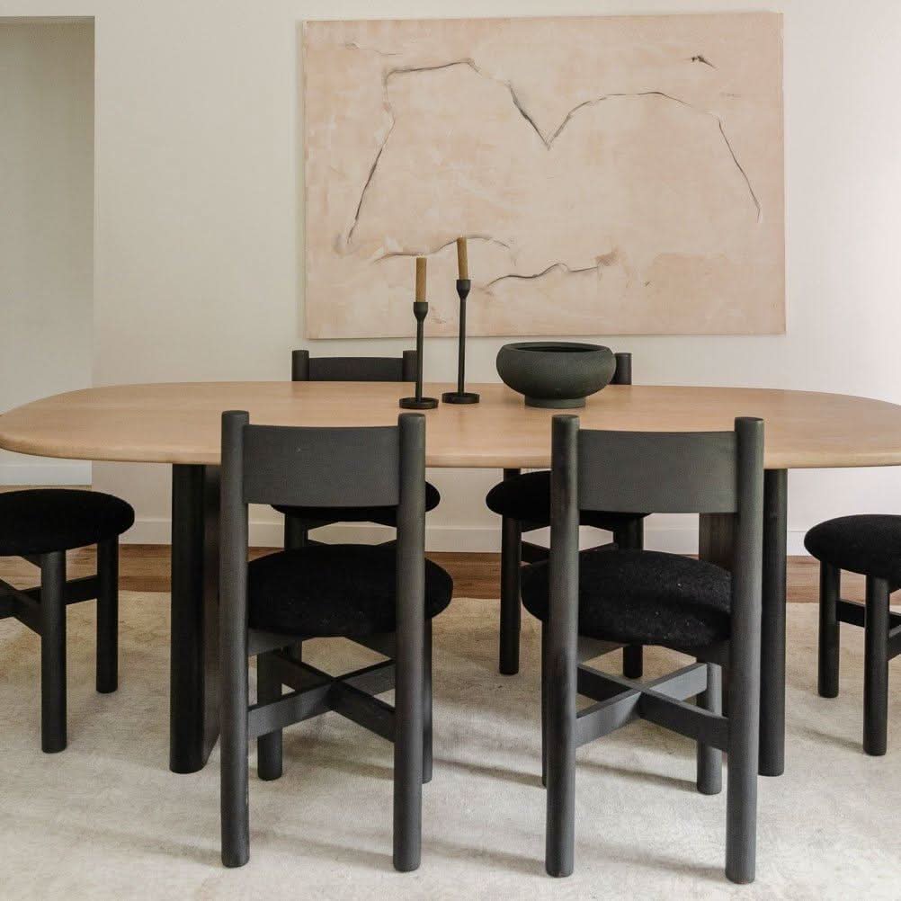 Dining Chair - Black - several protective coatings , we use the highest quality natural oils that bond with the wood, bringing you a piece that is...