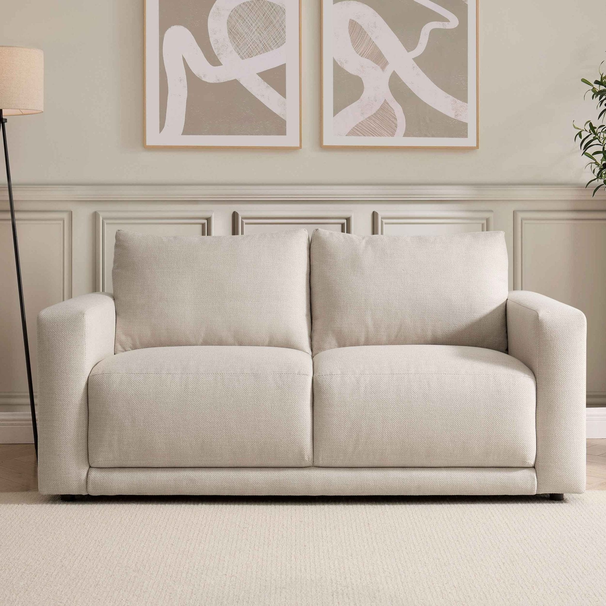 2 Seater Sofa - Beige