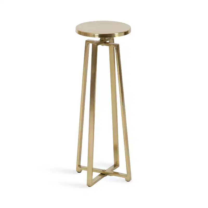 Kate and Laurel Zia Metal Drink Table