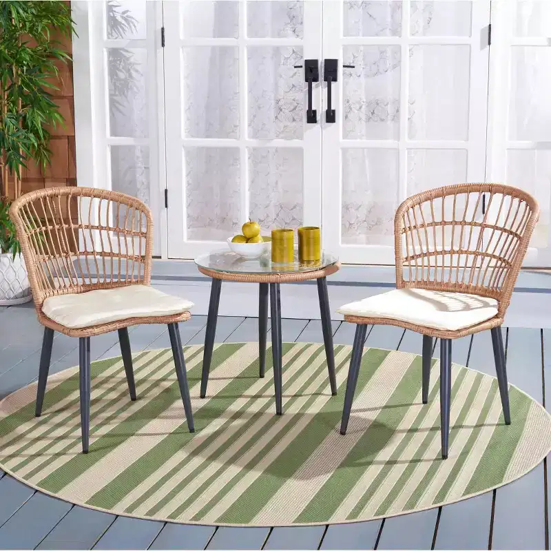 Prenza 3 Piece Lounger Set - Indoor/Outdoor - PAT9013 - Safavieh