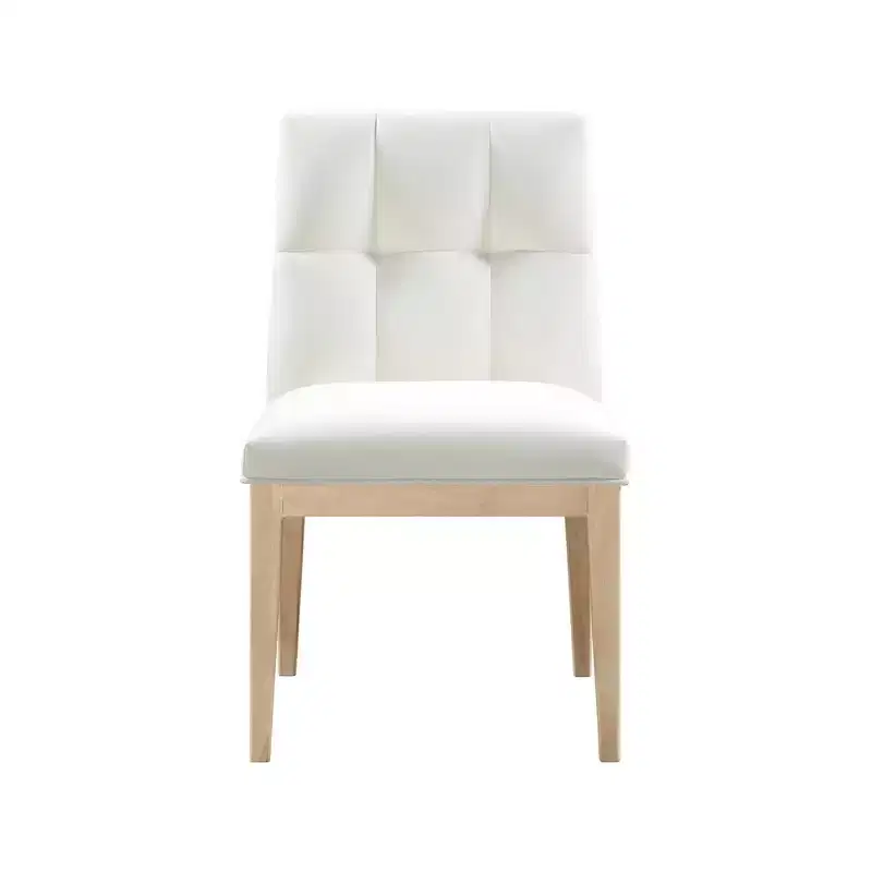 Meridian Furniture,Adrian Vegan Leather Dining Side Chair, Set of 2
