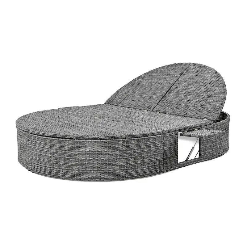 Patio 2-Person Daybed with Cushions and Pillows