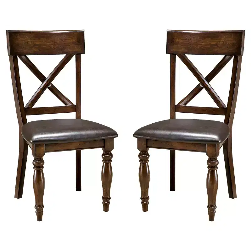 Side Chair: Polyurethane Upholstery, Hardwood Frame, Spot or Wipe Clean