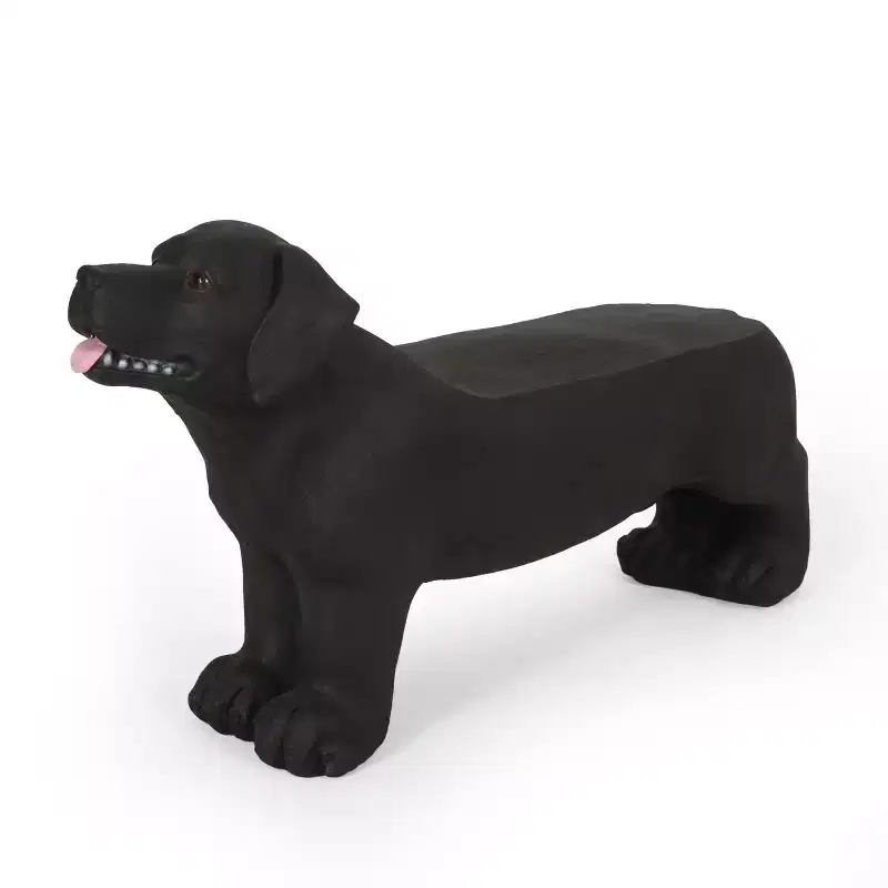 Christopher Knight Home Damien Modern Lightweight Concrete Patio Dog Bench