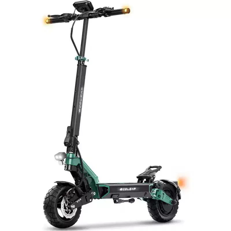 ECOLEAP L7 Electric Scooter for Adults, 1500W Peak Motor, 28MPH, 50Mile Range, Dual Suspension, Front & Rear Disc Brakes, UL