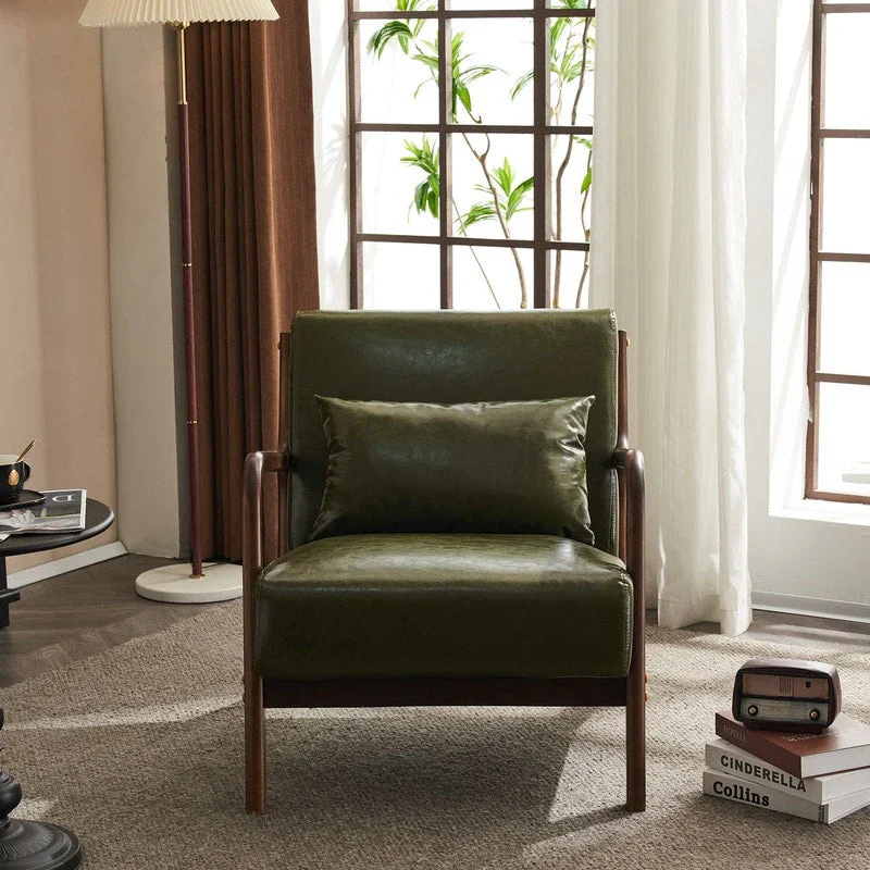 Mid Century Modern Upholstered Accent Chair