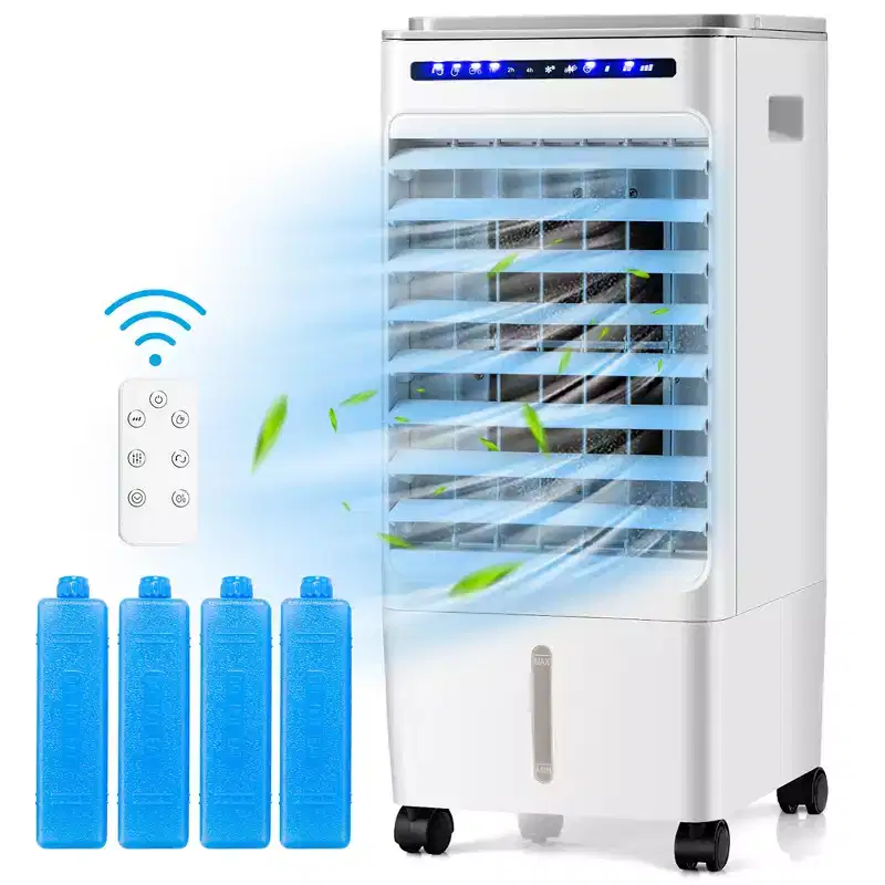 Costway 3-in-1 Evaporative Air Cooler Portable Air Cooling Fan w/ Fan & Humidifier