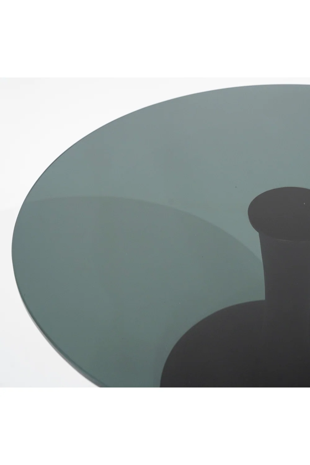 Round Glass Pedestal Coffee Table S