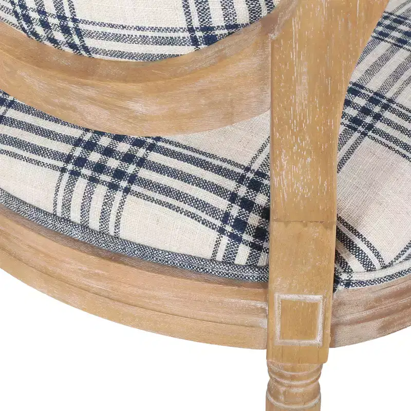 GDFStudio Newman Traditional Upholstered Rubberwood Dining Chairs (Set of 4)