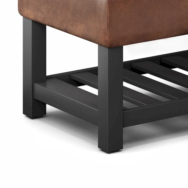 WYNDENHALL Essex 44 inch Wide Transitional Rectangle Ottoman Bench