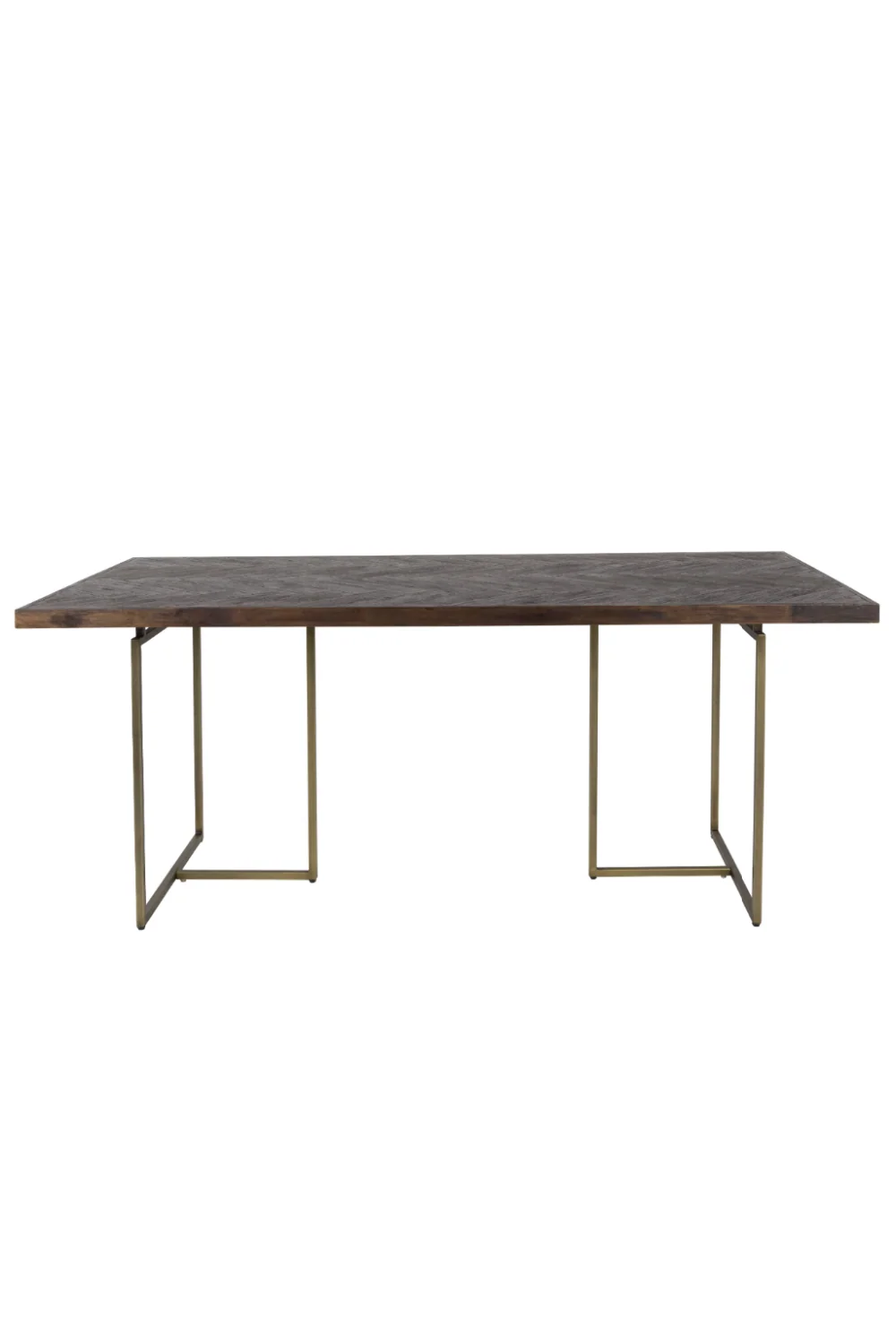 Vintage Brass Dining Table