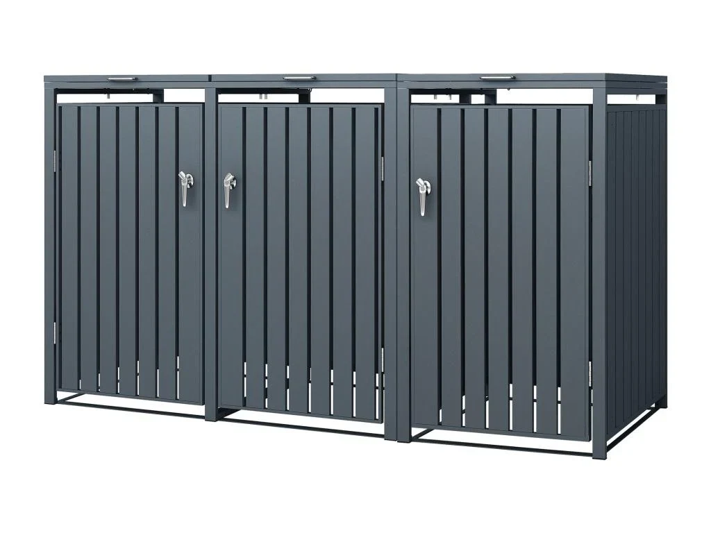 Abri Pour Poubelles - Gris anthracite