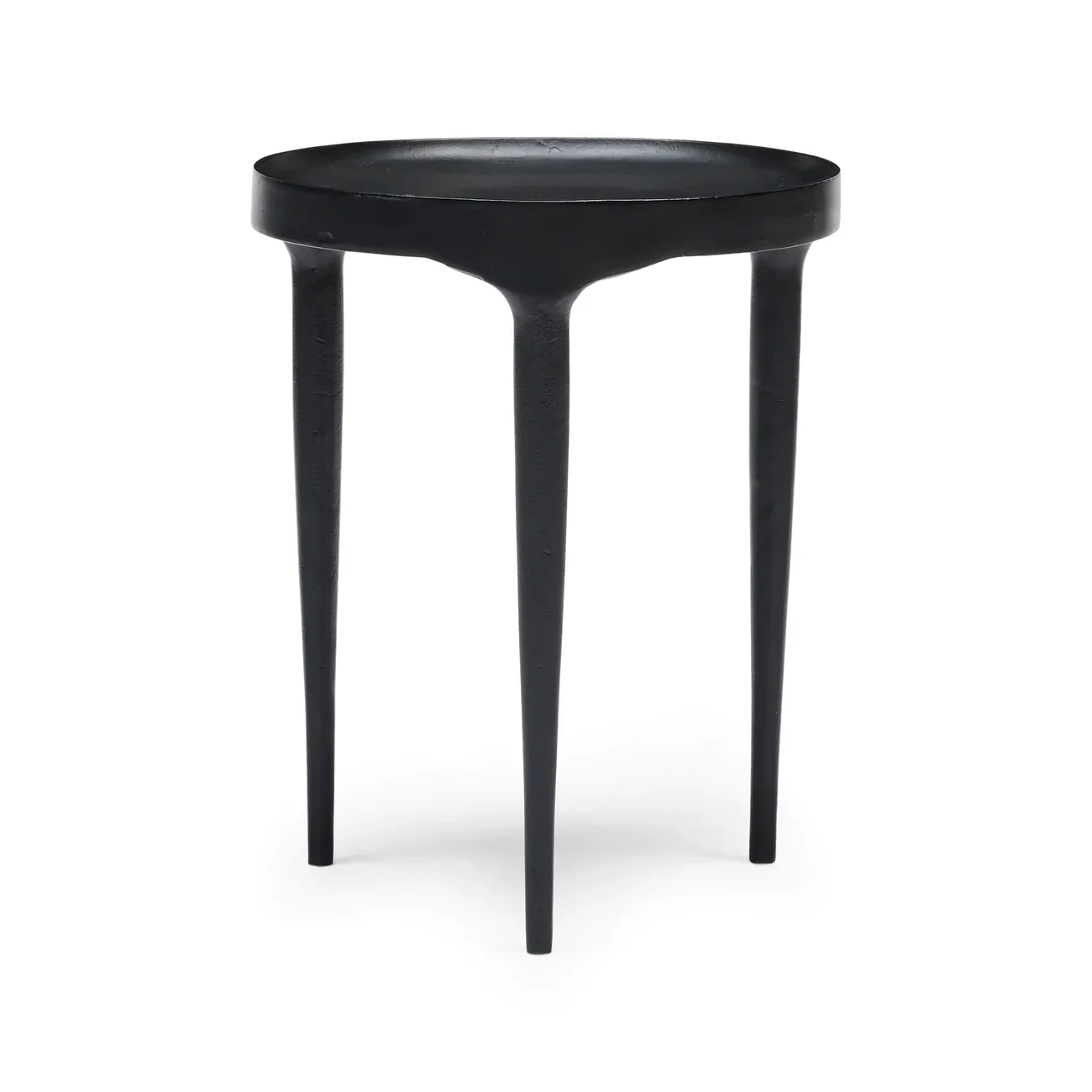 Matt black Metal Side Table for Living Room