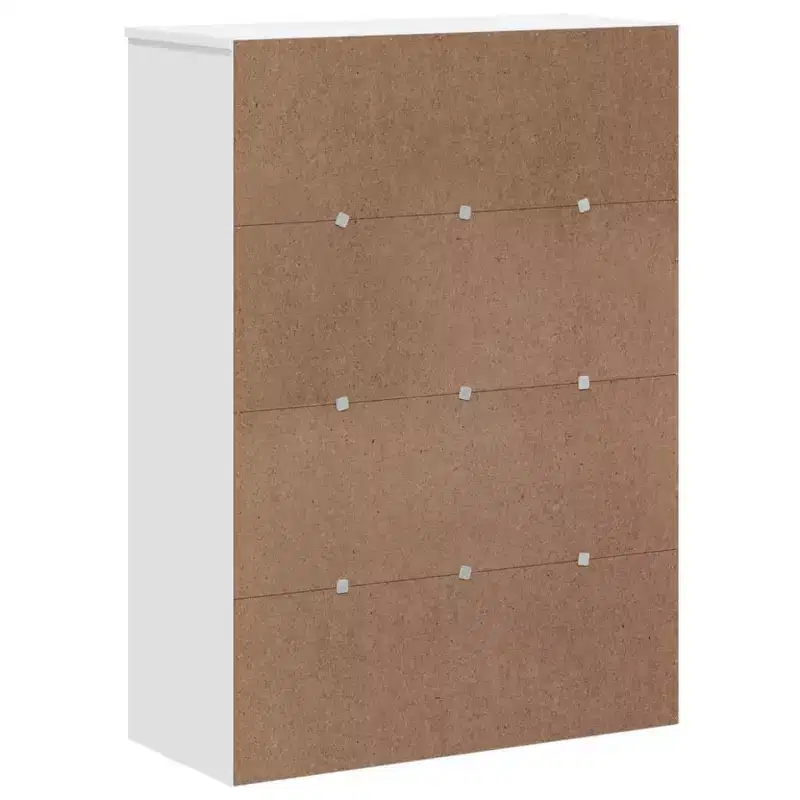 Industrial Highboard Top with 3 Shelves & Frosted Glass Doors – Anthracite