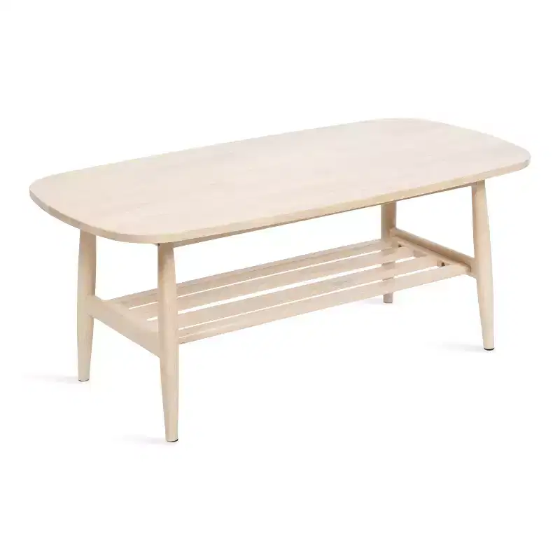 Kate and Laurel Nilas Wood Coffee Table, 44x22x18, Natural