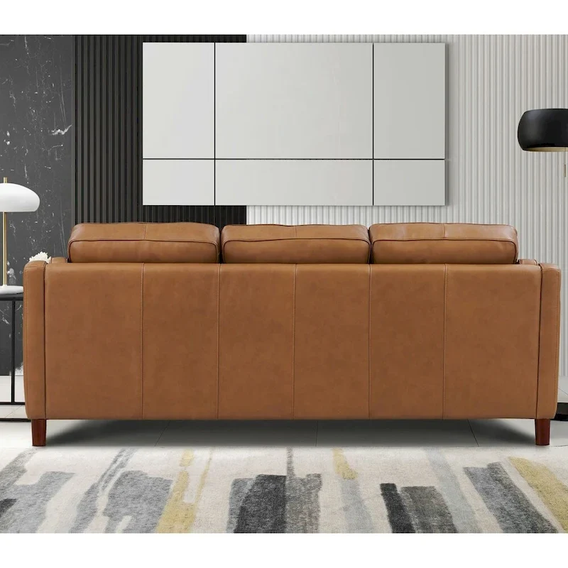Hydeline Bella Top Grain Leather Sofa Set, Sofa and Loveseat