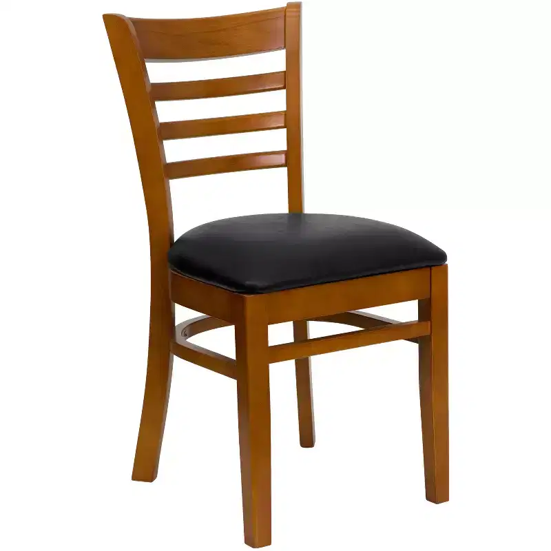 Emma and Oliver Ladder Back Wooden Restaurant Dining Chair