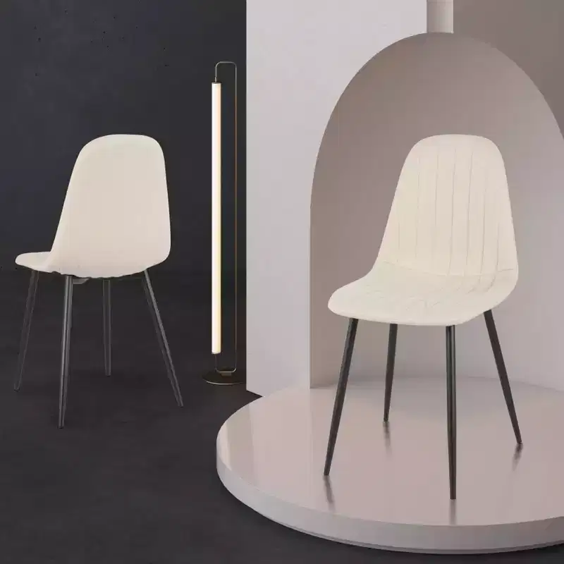 Set of 4 Artie Dining Chairs Beige