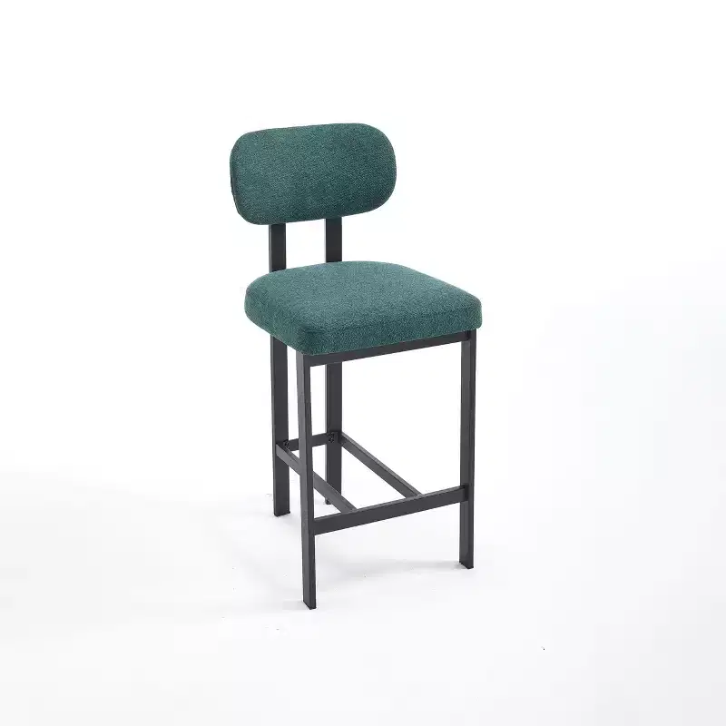 Upholstered Boucle Dining Chairs Set of 2 – Multiple Colors, Metal Legs