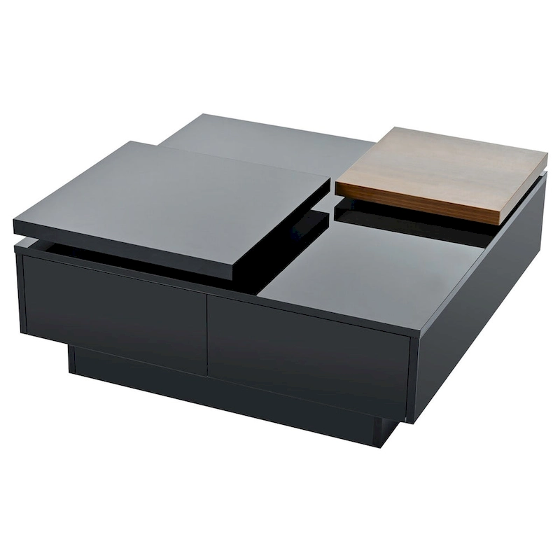 Modern Square Wood Coffee Table