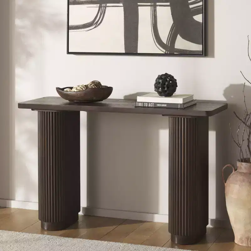 Berai Console Table - CNS2301A - Brown - Safavieh