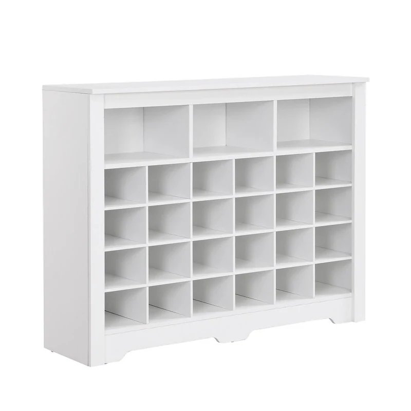 24-Cubby Shoe Storage Console