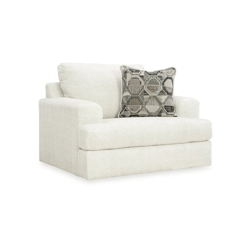 Signature Design by Ashley Karinne Linen Oversized Chair - 51 W x 41 D x 39 H