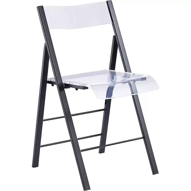Luxury Modern Folding Chairs Acrylic Lucite