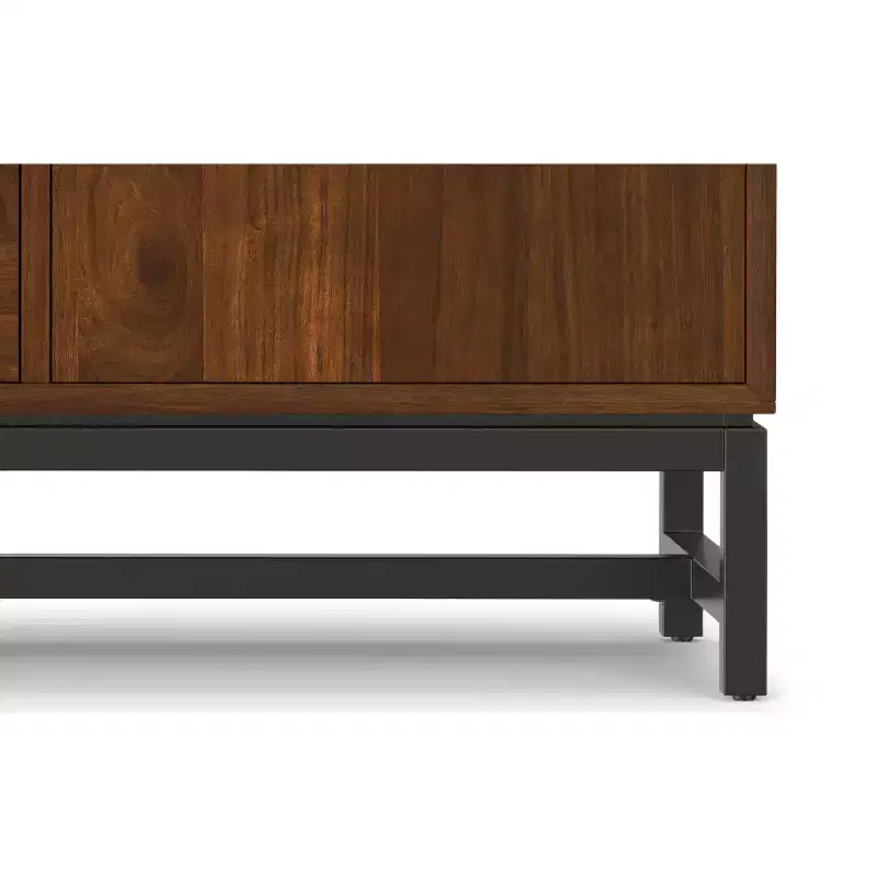 Hampshire SOLID WOOD 60 inch Wide Rectangle Traditional Sideboard Buffet in Antique White