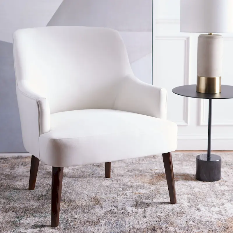 SAFAVIEH Manerva Accent Chair - 27 W x 30.5 L x 35.8 H - 27Wx31Dx36H