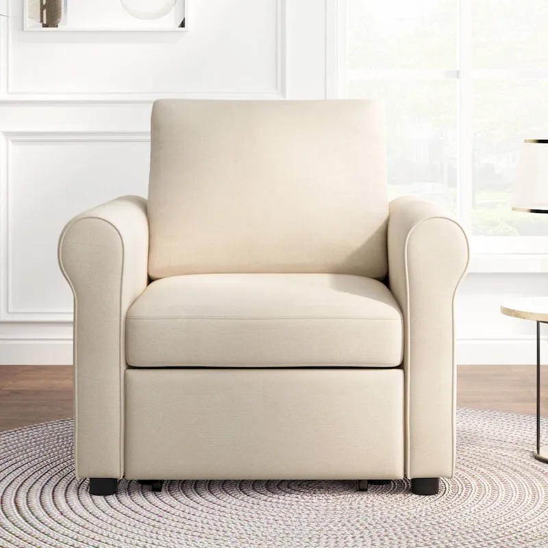3-in-1 Sofa Bed Chair Convertible Sleeper Chair Bed