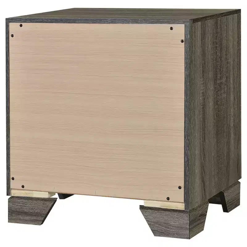 Coaster,Wright 2-drawer Nightstand Bedside Table Brown Oak
