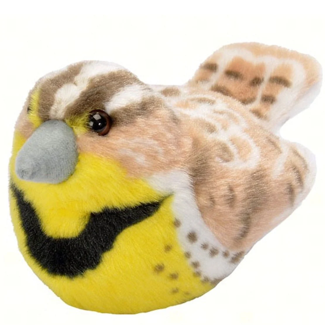 Western Meadowlark Plush Stuffed Animal with Authentic Bird Sound Toy