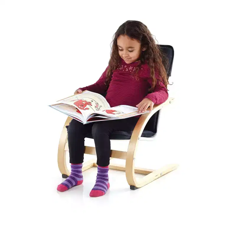 Guidecraft Kiddie Rocker Chair Set - Blue: Kids Rocking Bentwood Chair Set