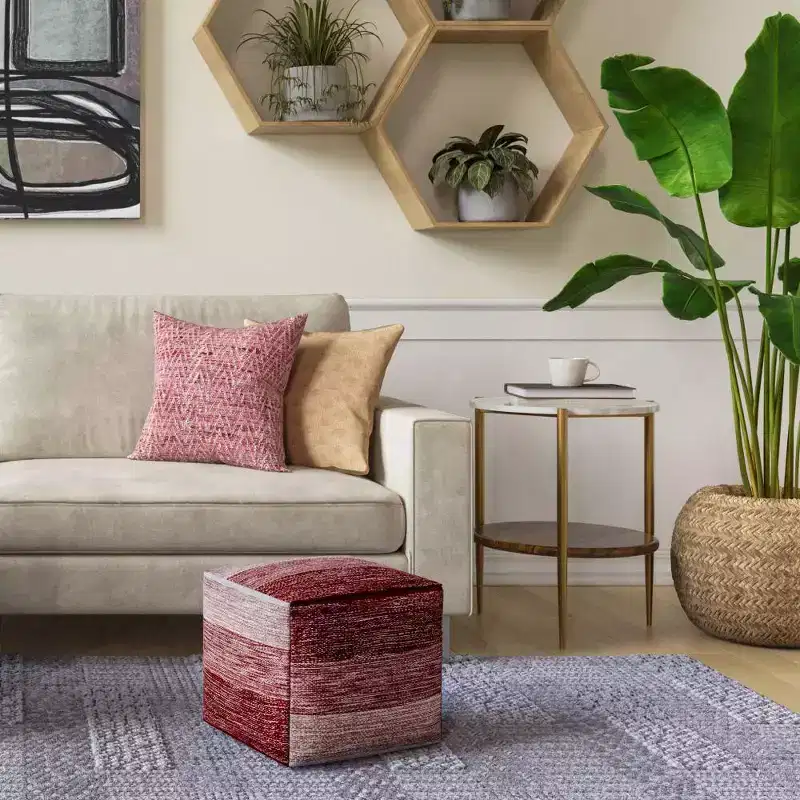 Fleetwood Round Marble and Wood Side Table White/Natural - WyndenHall