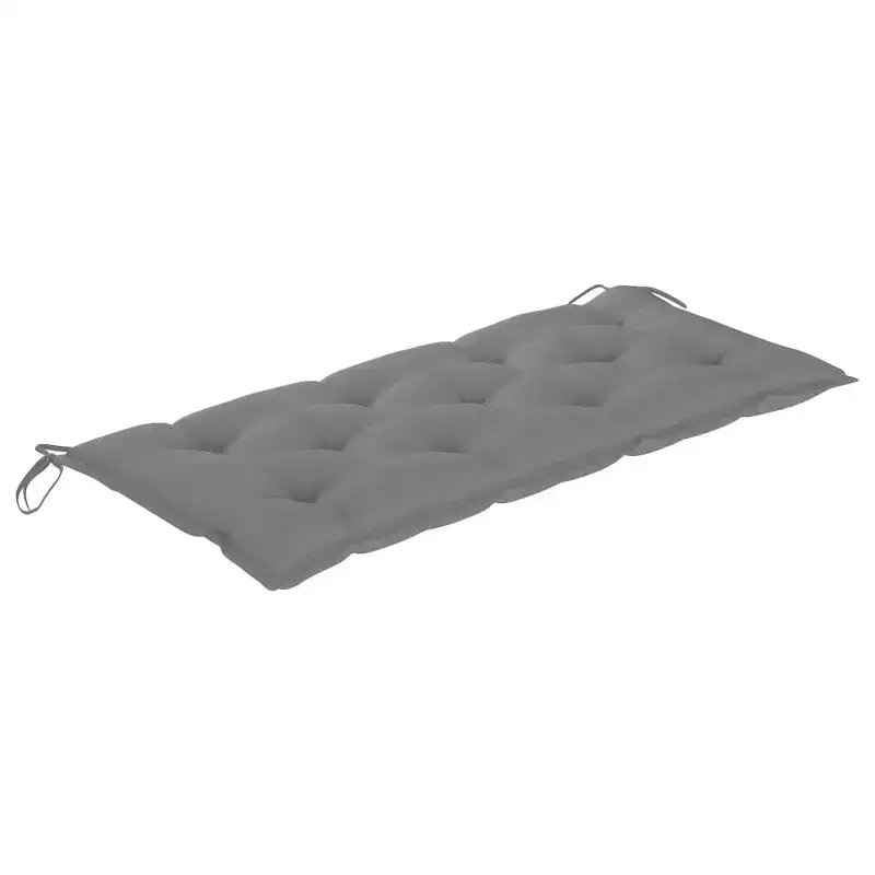 Garden Bench Bamboo Bamboo frame and polyester cushion 46.5 in