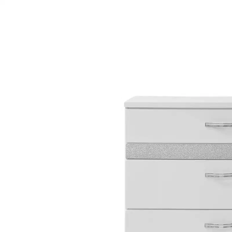 Acme Furniture Naima Ii Dresser White High Gloss Finish