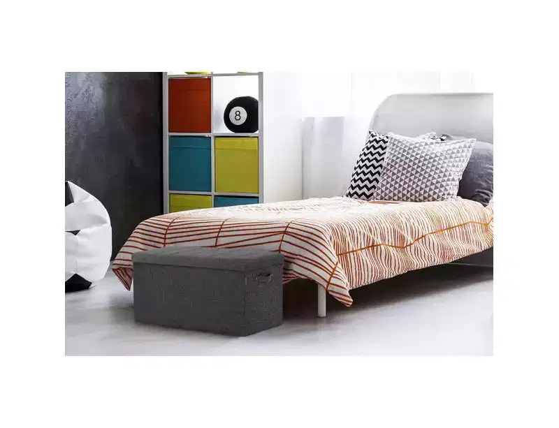 Channel Tufted Storage Trunk with Handles – 30