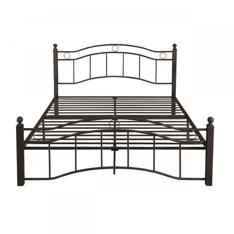Metal Bed Frame With Underbed Storage,copper King Bed