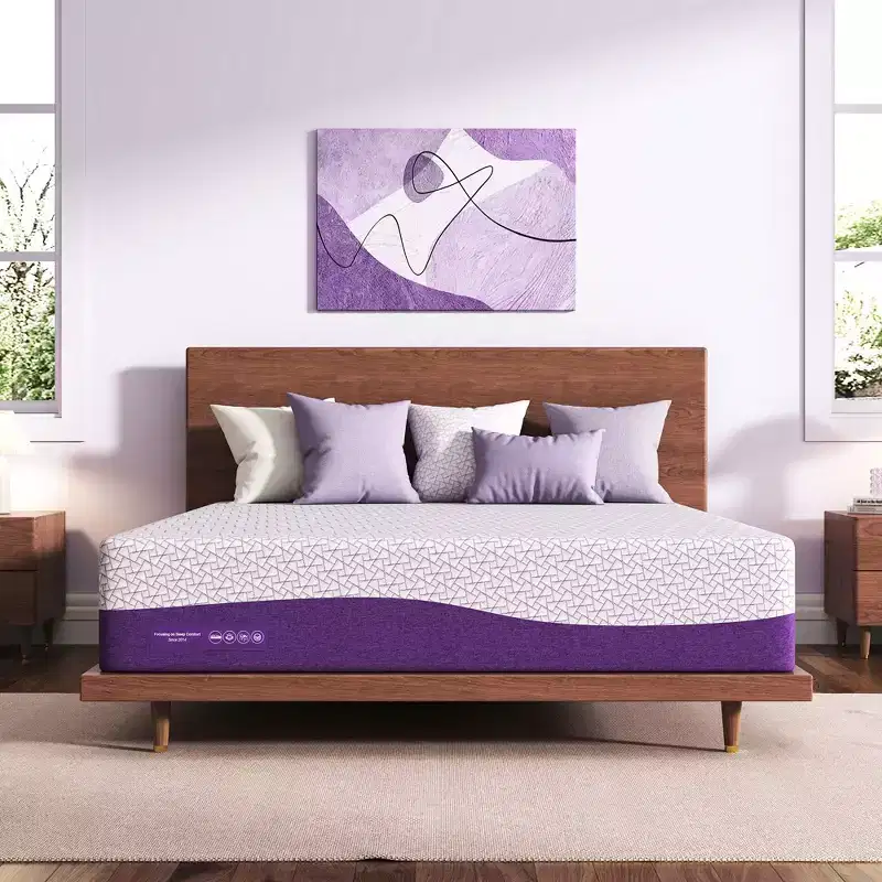 Sersper 12 Rayon from Bamboo Charcoal Cooling Gel Memory Foam Mattress - Compatible with Platform Bed, Box Spring, or Slat Base