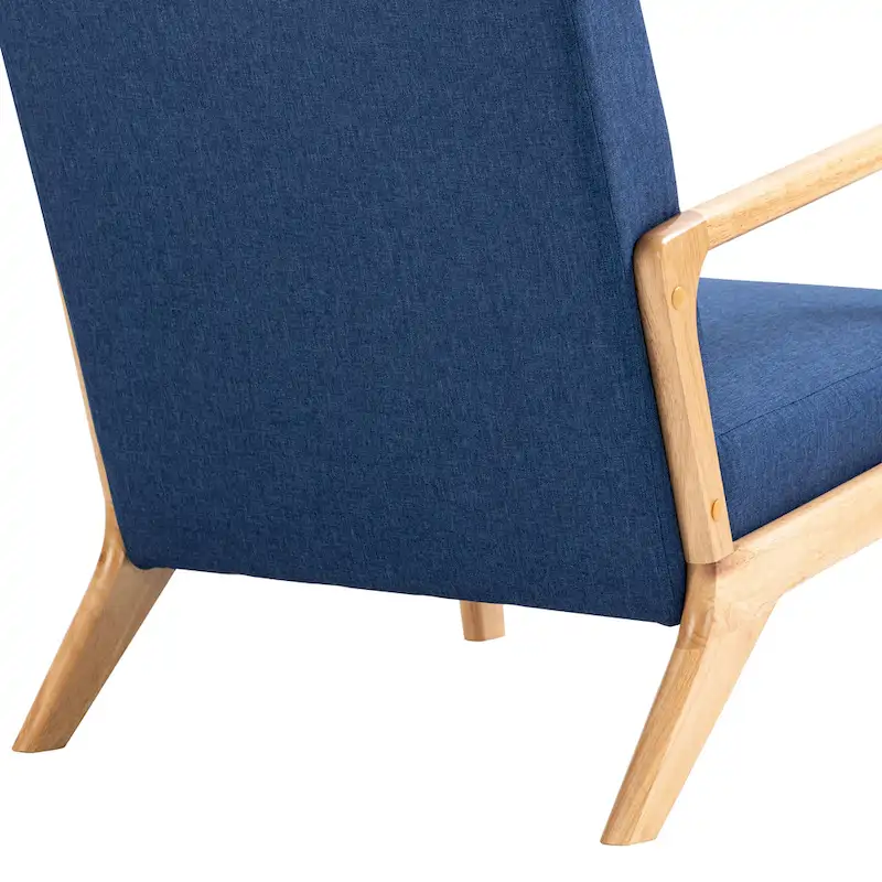 Upholstered Arm Chair with Cution Modern Side Accent Chairs - 25.8W x 28.7H x 32.3D