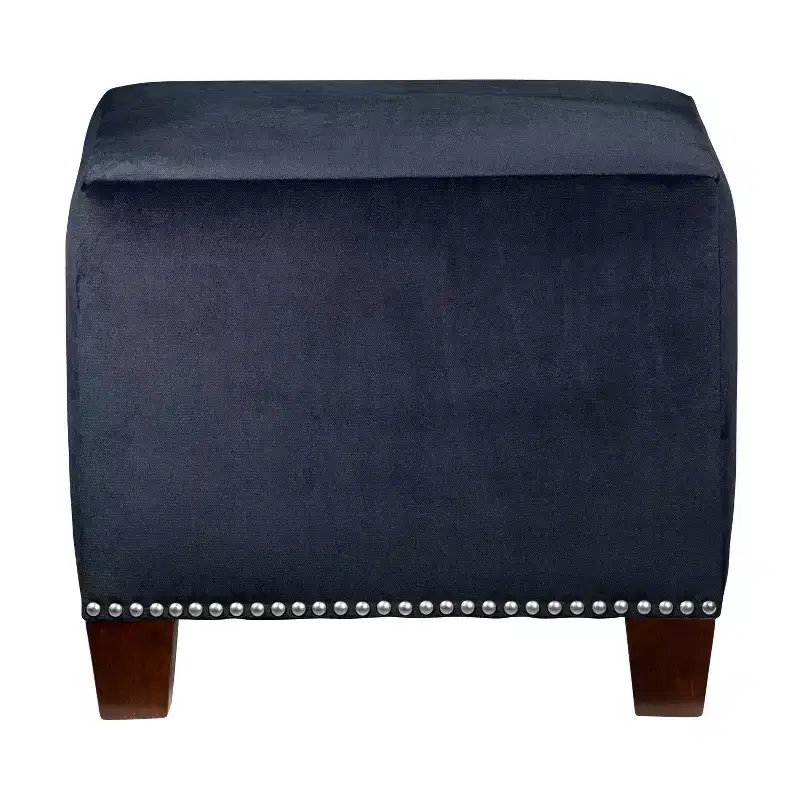 Skyline Furniture Square Nail Button Ottoman