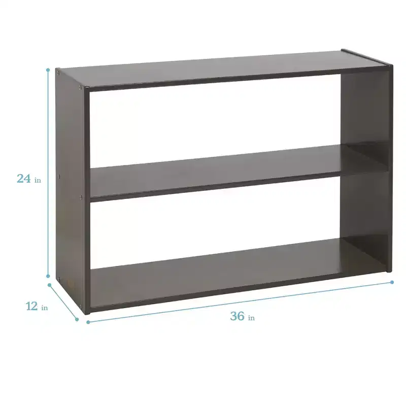 2-Shelf Double-Sided Storage Cabinet, 24