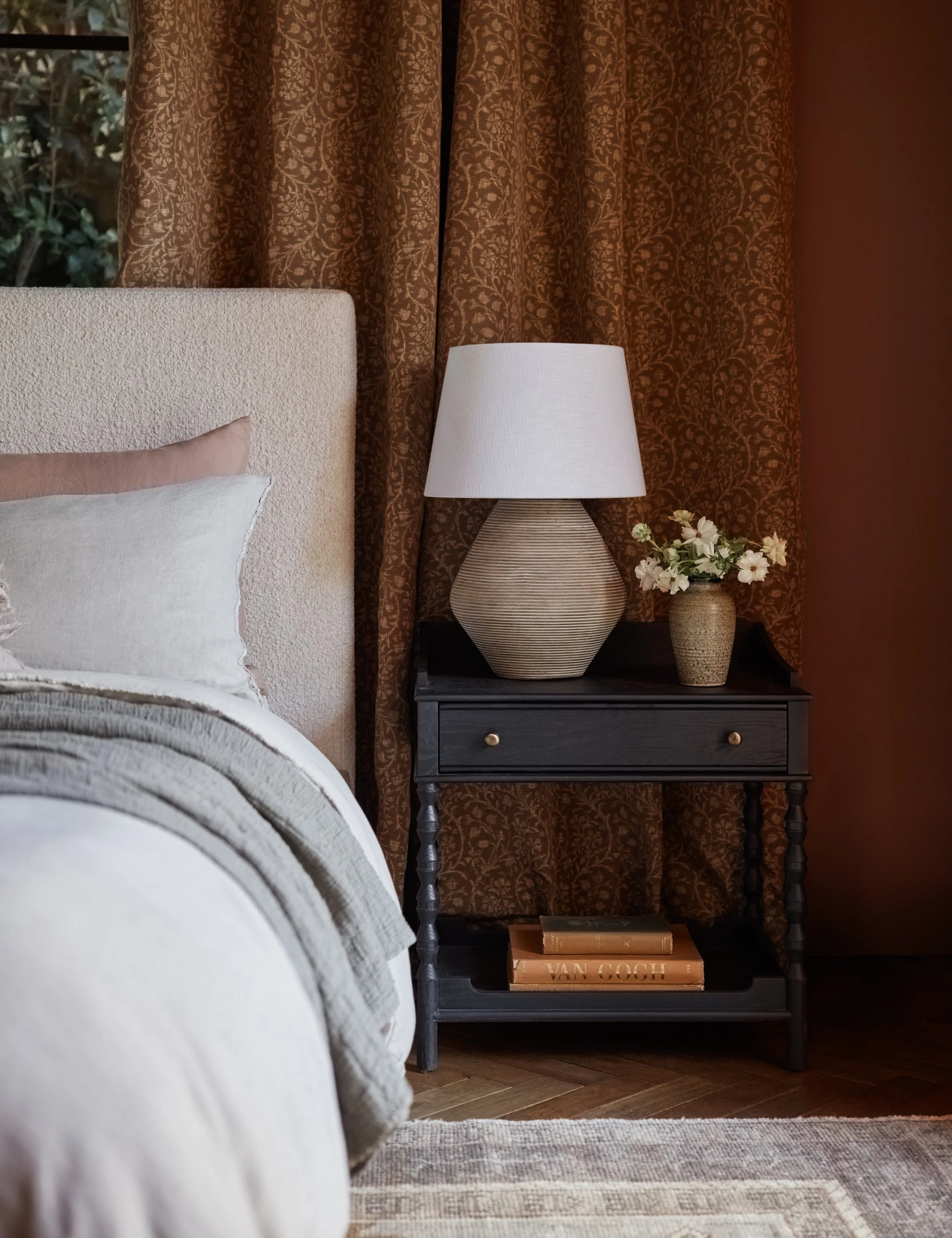 Nightstand Drawer Inspired by 's English heritage and fondness for handcrafted details, each piece in the collection fuses her British roots